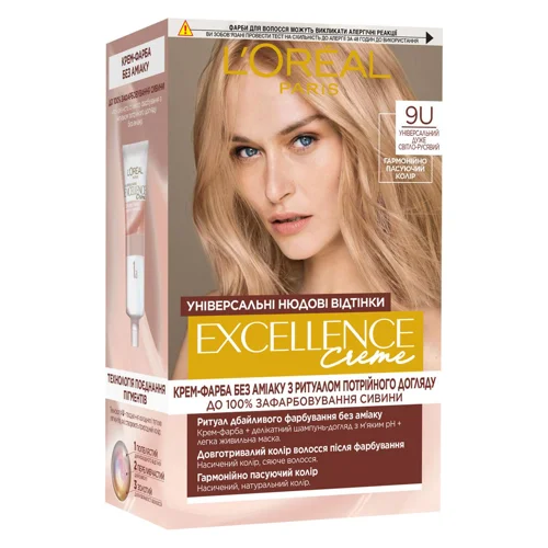 Фарба для волосся L'Oreal Paris Excellence Universal Nude 9U Універсальний дуже світло-русявий