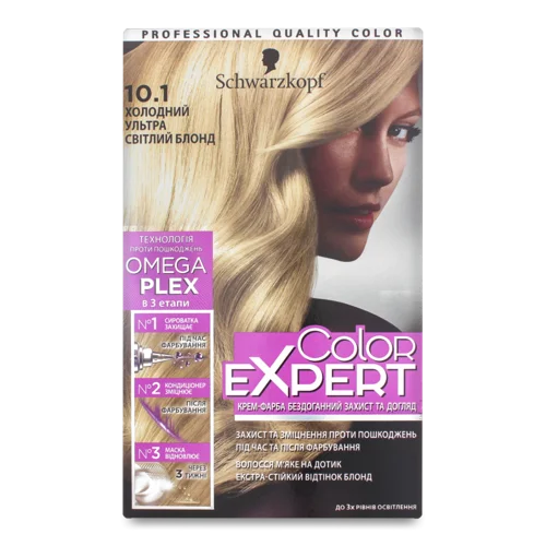 Крем-фарба Для Волосся №10.1 Холодний Ультра Світлий Блонд, Color Expert Schwarzkopf
