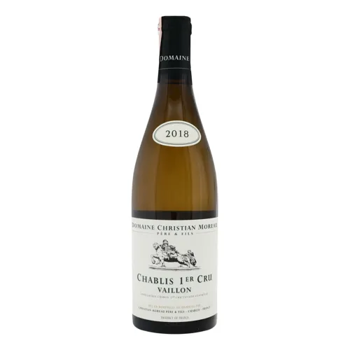 Вино 0.75л 14% біле сухе Chablis 1er Cru Vaillon Domaine Christian Moreau