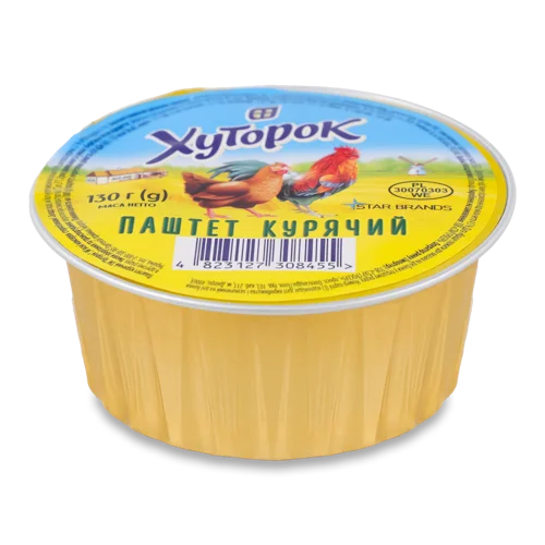 Паштет Курячий Хуторок В/ґ, 130 г