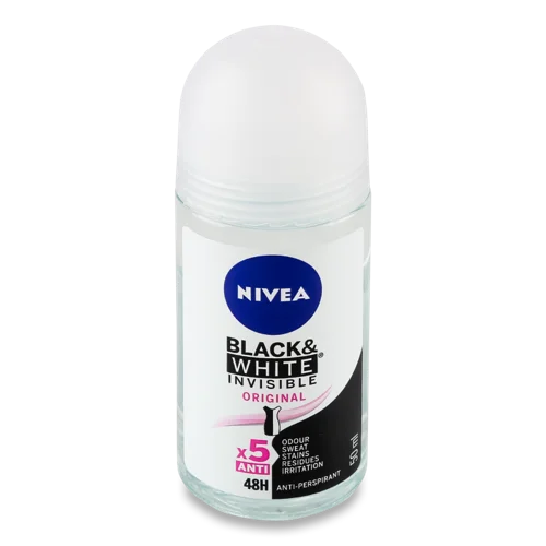 Антиперспірант Nivea Original Black&White Invisible, 50 мл