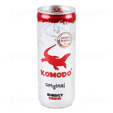 Напій енергетичний Komodo газований, 0,25л