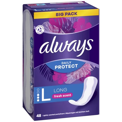 Прокладки щоденні Always Daily Protect Long Fresh Scent 48шт