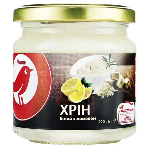 Хрін Ашан з лимоном 200г