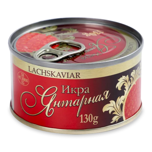 Ікра Горбуші Вищого Ґатунку, Залізна Банка, 130г