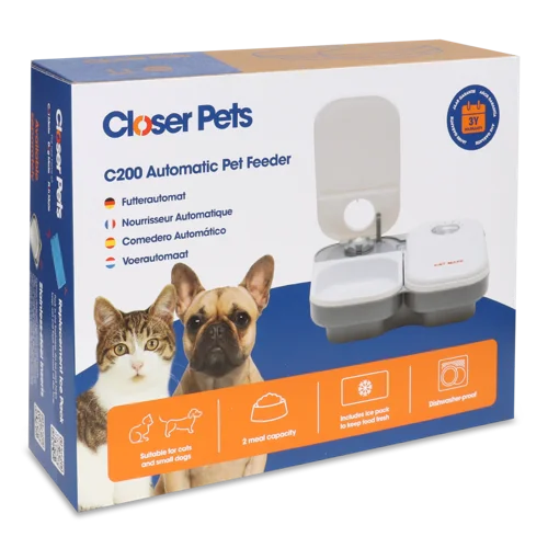 Годівниця Автоматична Подвійна для Котів №561358 Cat Mate Closer Pets, 1шт