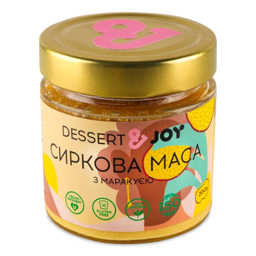 Сиркова Маса З Маракуєю Dessert & Joy, Скляна Банка 200г