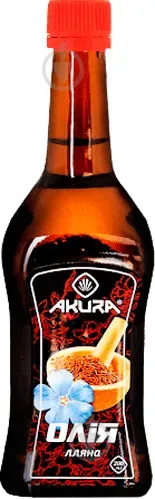 Олія лляна 200мл ТМ AKURA