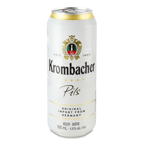 Пиво Krombacher Pils світле з/б,0,5л