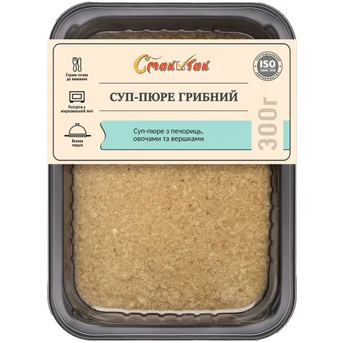 Суп-пюре Смак Так грибний 300г