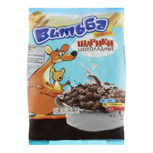 Сніданки сухі Кульки шоколадні Витьба м/у 250г