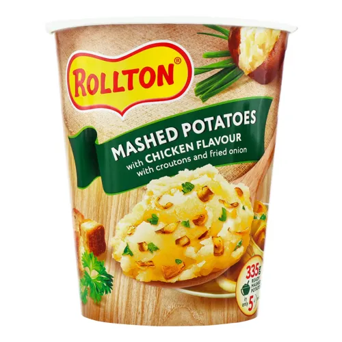 Пюре швидкого приготування картопляне зі смаком курки Rollton ст 55г