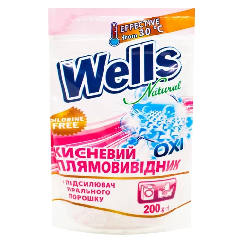 Плямовивідник Wells Natural Classic Oxi порошкоподібний 200г