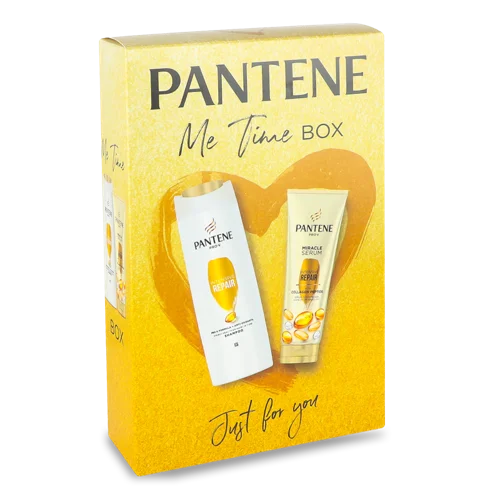 Шампунь Intensive Repair 400мл + Бальзам-ополіскувач Miracle Serum 200мл Pantene Pro-V, набір