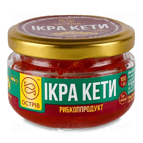 Ікра Острів кети с/б, 100г