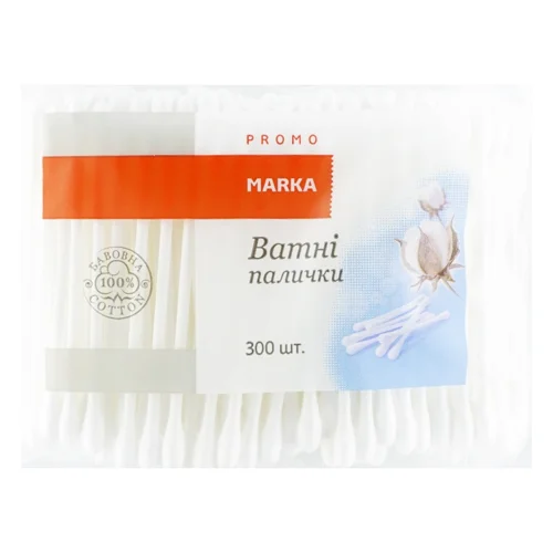 Палички ватні Marka Promo 300шт
