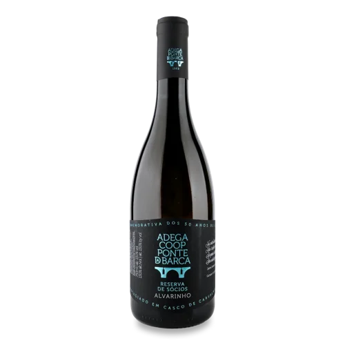 Вино Біле Сухе 750мл 13% Alvarinho Reserva De Socios Adega Ponte Da Barca, в/с