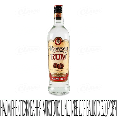 Напій алкогольний Represent Rum White, 0,7л
