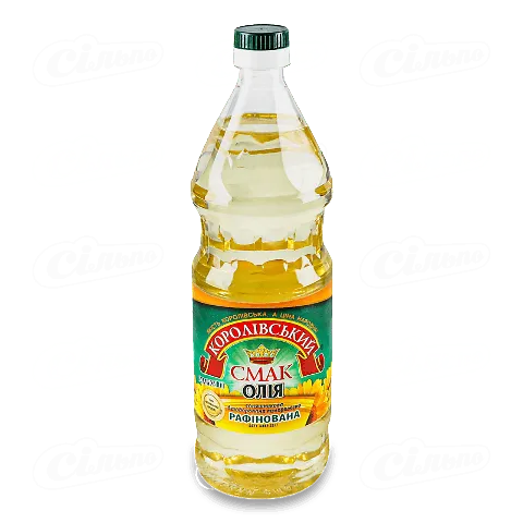 Олія соняшникова Королівський смак рафінована, 810г