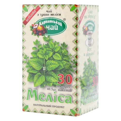 Чай Карпатський чай Меліса 30шт 1.35г