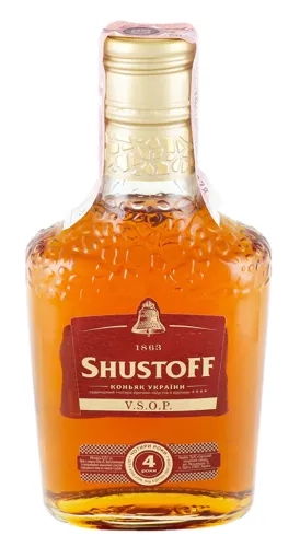 Коньяк 0,25л 40% 4 роки Шустов