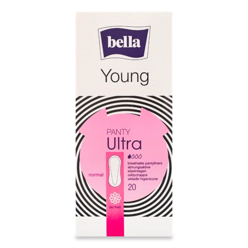 Гігієнічні Прокладки Щоденні Pink Panty Ultra Young Bella, 20шт