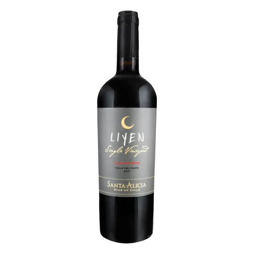 Вино Santa Alicia Liyen Single Vineyard Carmenere Valle del Maipo червоне сухе 14% 0,75л