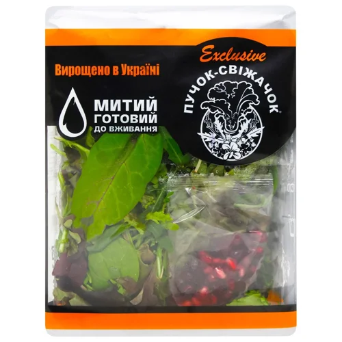 Салат Пучок-Свіжачок Мікс гранатовий 100г