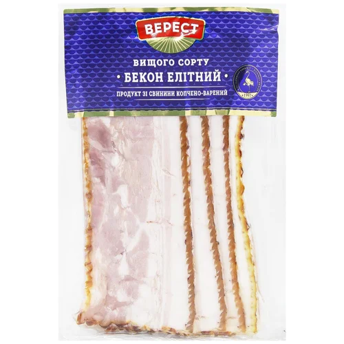 Бекон Верест Елітний вищий сорт нарізка 130г