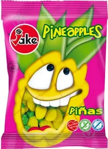 Цукерки жувальні OILED PINAPPLES 12х100г.