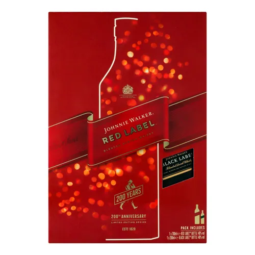 Набір віскі 0.7л 40% Red Label Johnnie Walker+0.2л 40% Red Label Johnnie Walker 1шт