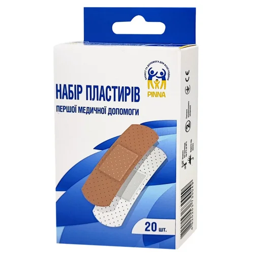 Пластир Pinna на полімерній основі 20шт
