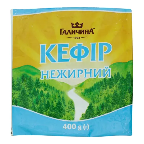 Кефір «Галичанський» нежирний, 400г