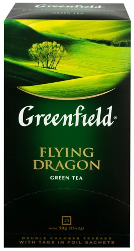 Чай зелений «Greenfield Flying Dragon» 25шт 2г