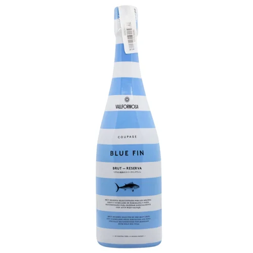 Вино ігристе Vallformosa Blue Fin Reserva Brut біле брют 12% 0,75л