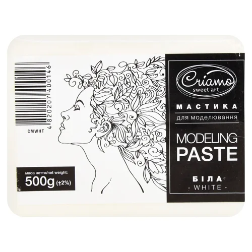 Мастика Criamo sweet art для моделювання біла 500г