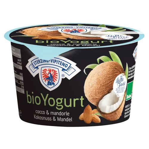 Йогурт Sterzing Vipiteno Кокос-мигдаль органічний 3,5% 250г