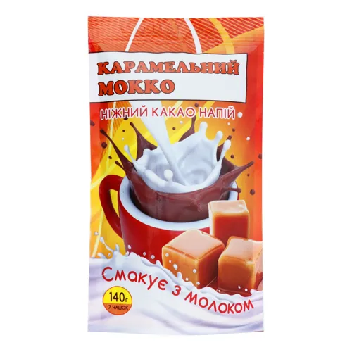 Какао-напій Карамельний мокко СмакСвіт д/п 140г