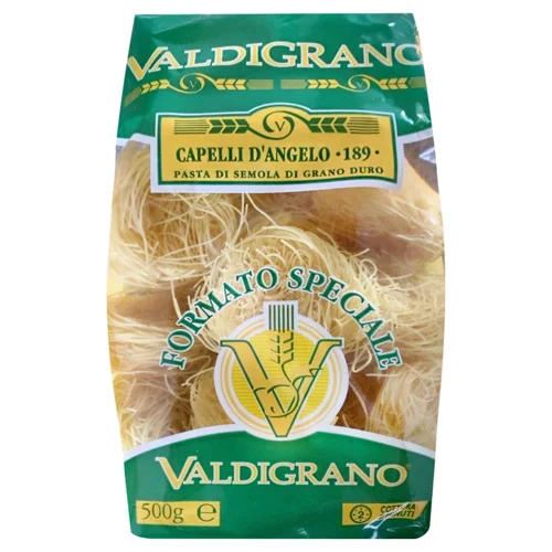 Макаронні вироби Valdigrano Гнізда Капеллі д'анжело 500г