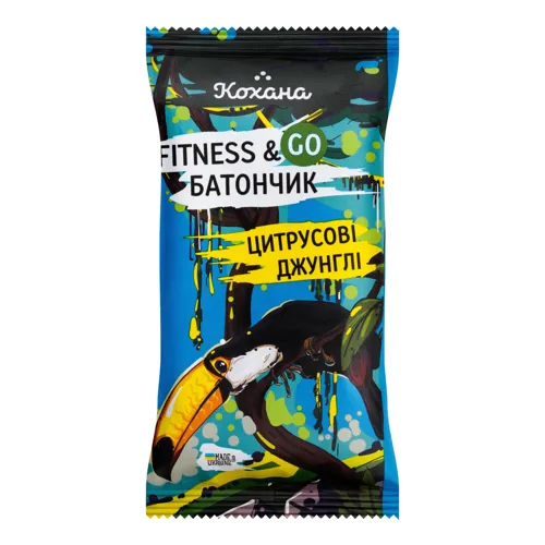 Батончик Цитрусові Джунглі Fitness&Go Кохана м/у 40г
