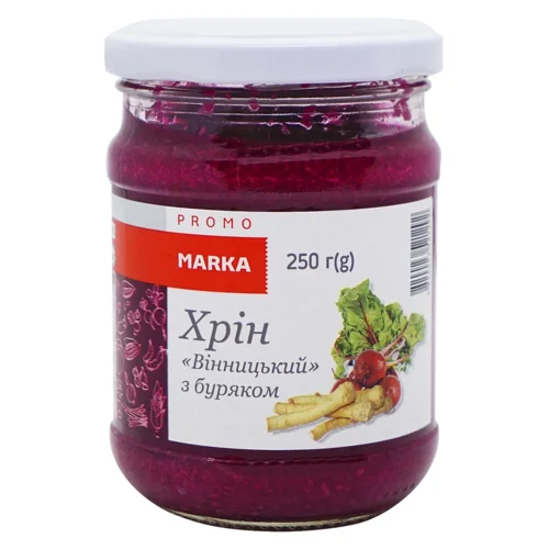 Хрін Marka Promo Вінницький з буряком 250г