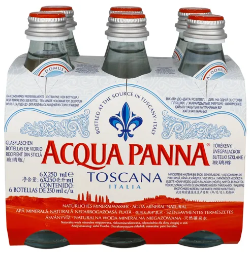 Вода мінеральна негазована Acqua Panna 6х0.25л
