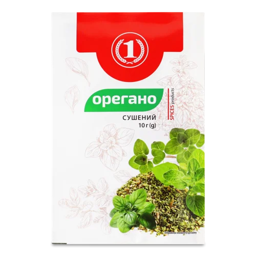 Орегано Сушене, ТМ '1', вищого ґатунку, 10 г