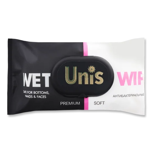 Вологі Серветки Універсальні Premium Soft Unis, 120шт