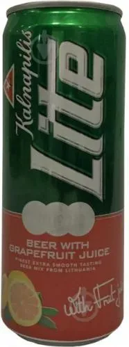 Пиво Kalnapilis Lite Grapefruit 0.33 ж/б