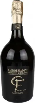 Вино ігристе Casa Farive Prosecco Superiore DOCG Valdobbiadenne біле екстра-сухе 0.75л 11%