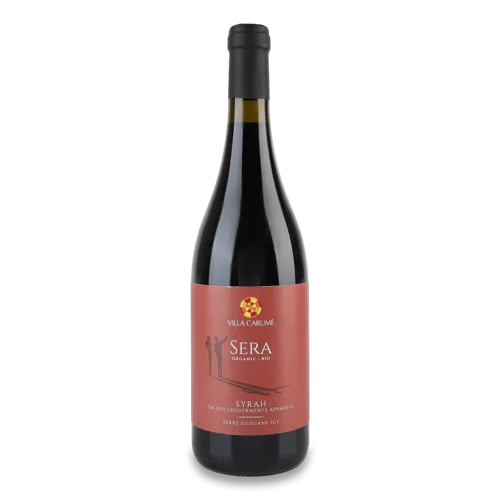 Вино Червоне Сухе Вищого Ґатунку Sera Organic Villa Carume, 0.75л, 14%