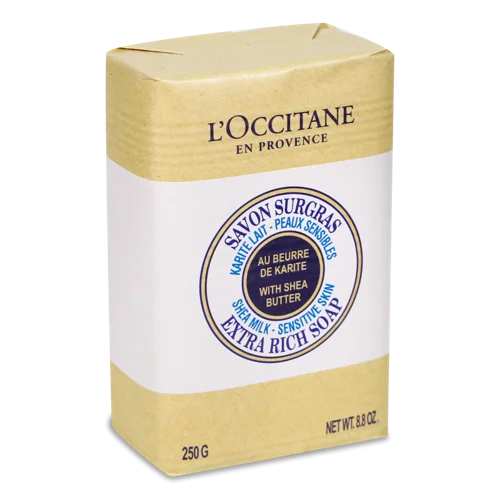 Мило L'Occitane Карите-Молоко, Натуральне, в/к