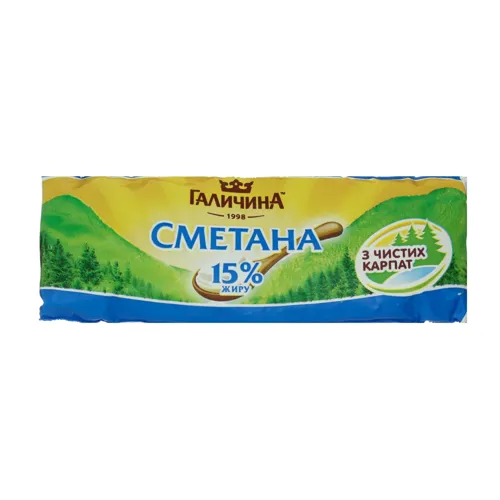 Сметана 15% Галичина м/у 50г
