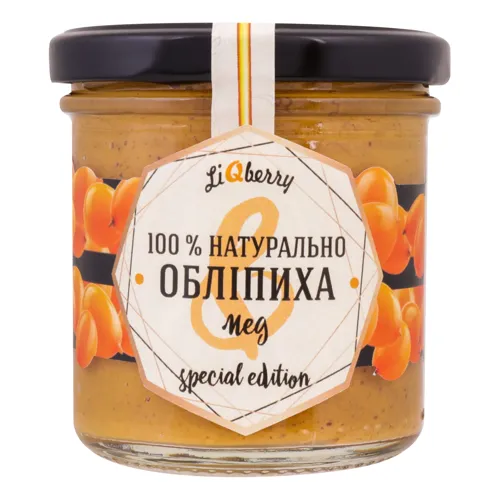 Паста Обліпиха та мед LiQberry 165г